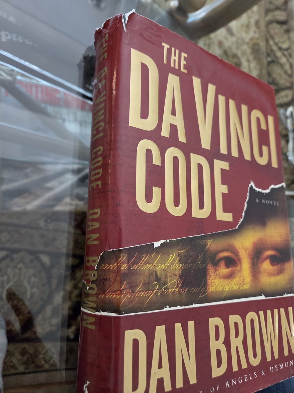 The Da Vinci Code by Dan Brown - Red Hardcover